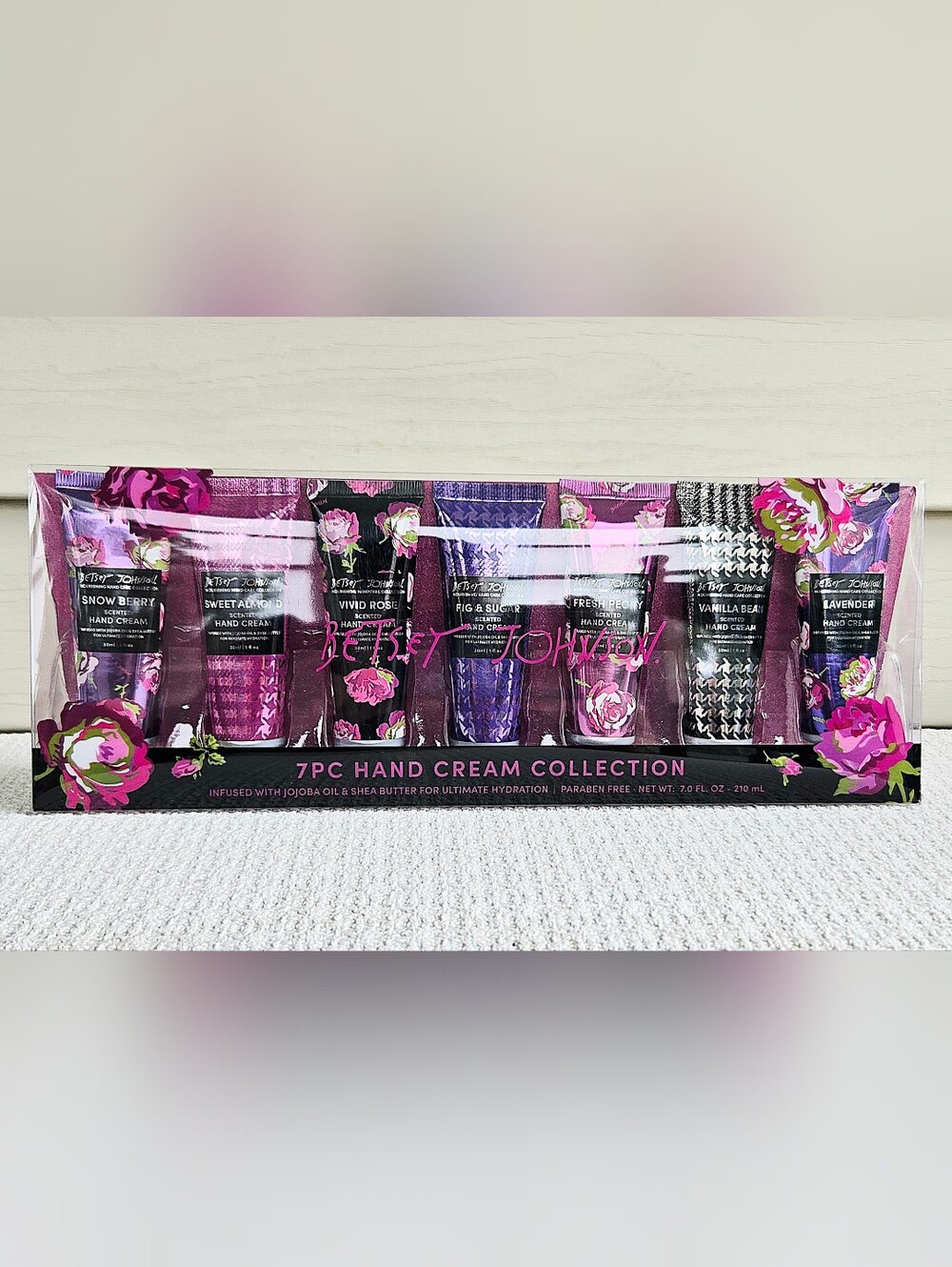 Betsey Johnsom 7 Piece Hand Cream Set